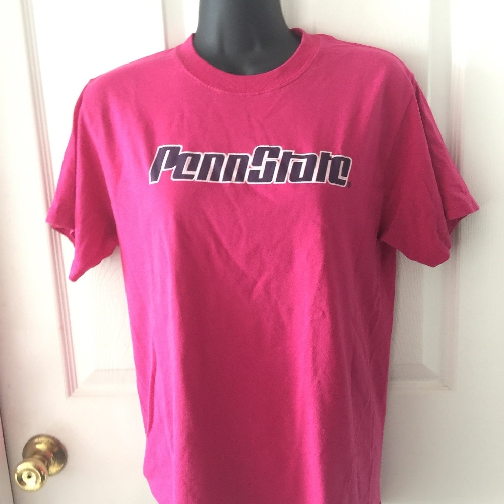 Penn State University Lions Pink Tshirt Small S